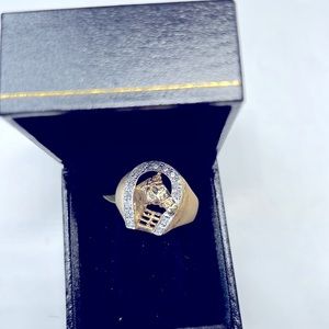 Diamonds 14K Solid Gold Ring